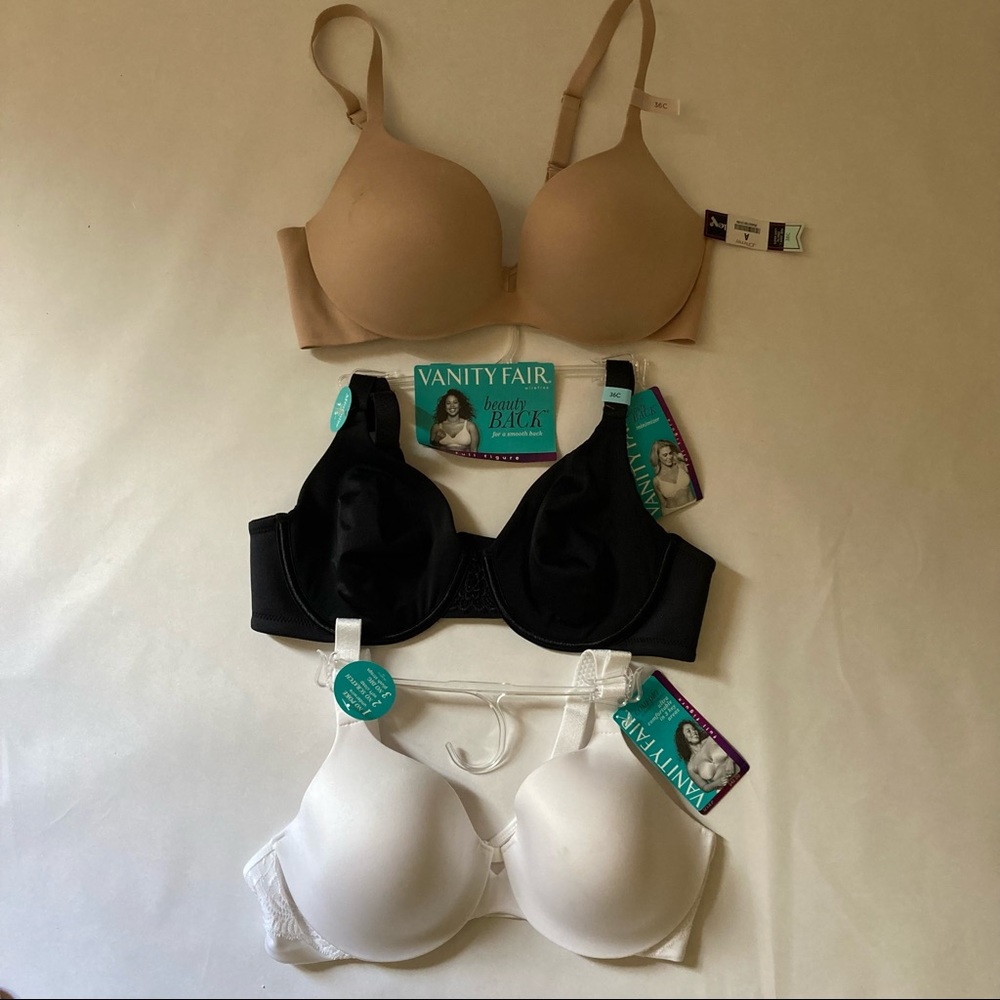 3 36C Ambrielle, Vanity fair bras NEW!